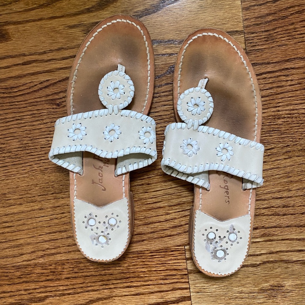 White Jack Rogers (Size 8)